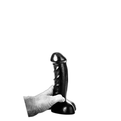 ruff GEAR Cavalier Dildo 8.7 Inch Black