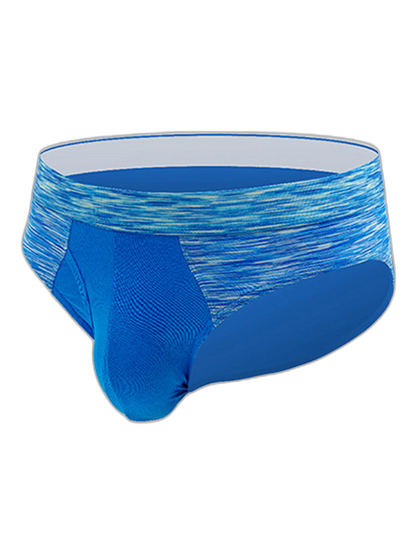 2 Pack Men's Breathable Spell Color Butt Lifting Briefs