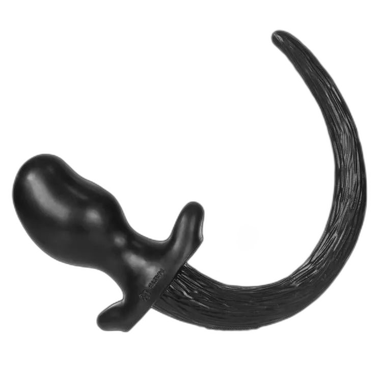 Oxballs Silicone Puppy Tail, Black