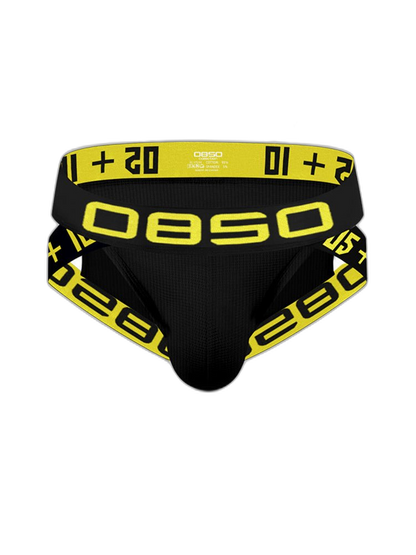 2 Pack Men's Breathable Personalized Low-Rise High-Elastic Briefs
