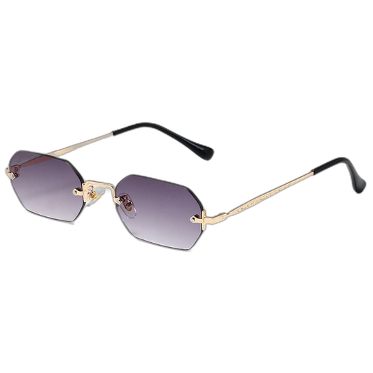 Retro Rimless Sunglasses