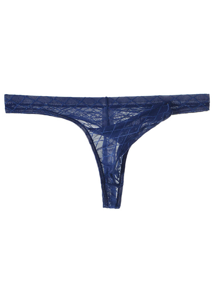 Men's Sexy Elephant Trunk Ultra-Thin Mesh Thong