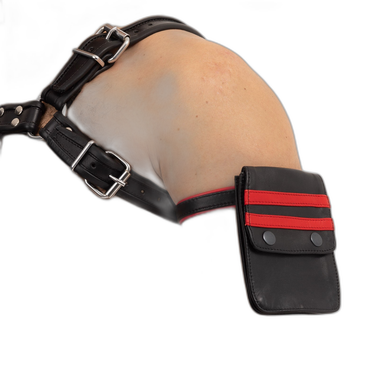 Prowler Red Leather Pouch Wallet Black Red