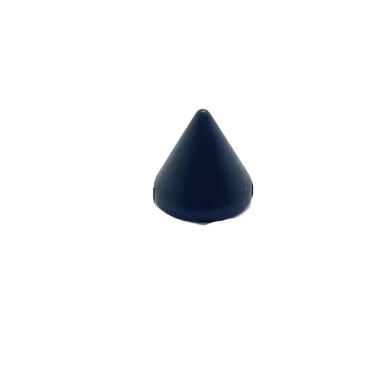 Metal Pup Hood Spikes 10 Pack Matte black 8x7.5mm