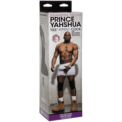 Signature Cocks Prince Yahshua Ultraskyn Realistic Cock With Removable Vac-U-Lock Suction Cup (10.5")