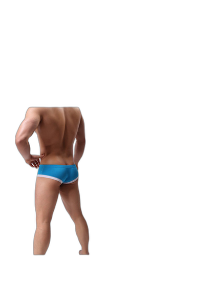 2 Pack Men's Ultra-Soft Modal Breathable Seamless Comfort Low-Rise Trunks