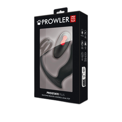 Prowler RED Prostate Plus Remote Control Vibrating Prostate Massager & Cock Ring Black