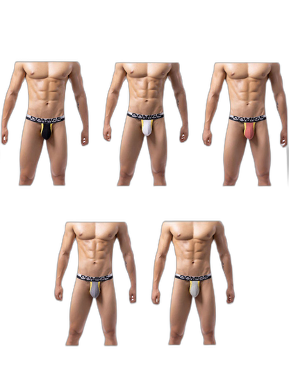 Men's Sexy Sidecut Briefs with Spacious Pouch