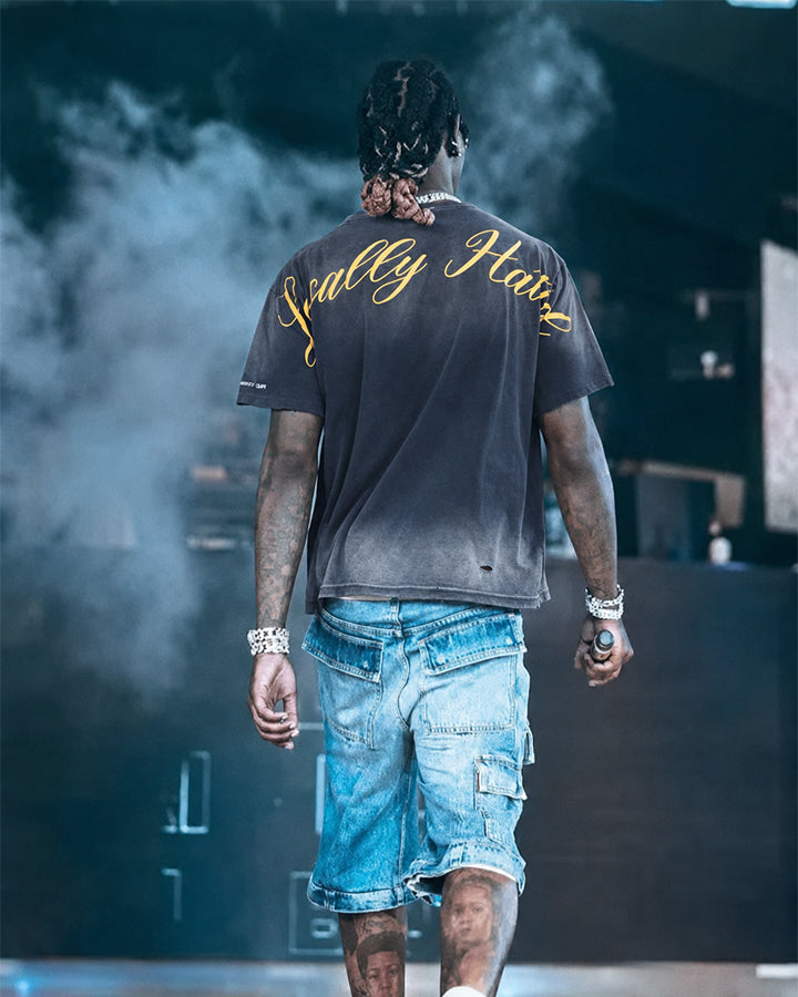 KIIKIO Grunge Distressed Tee