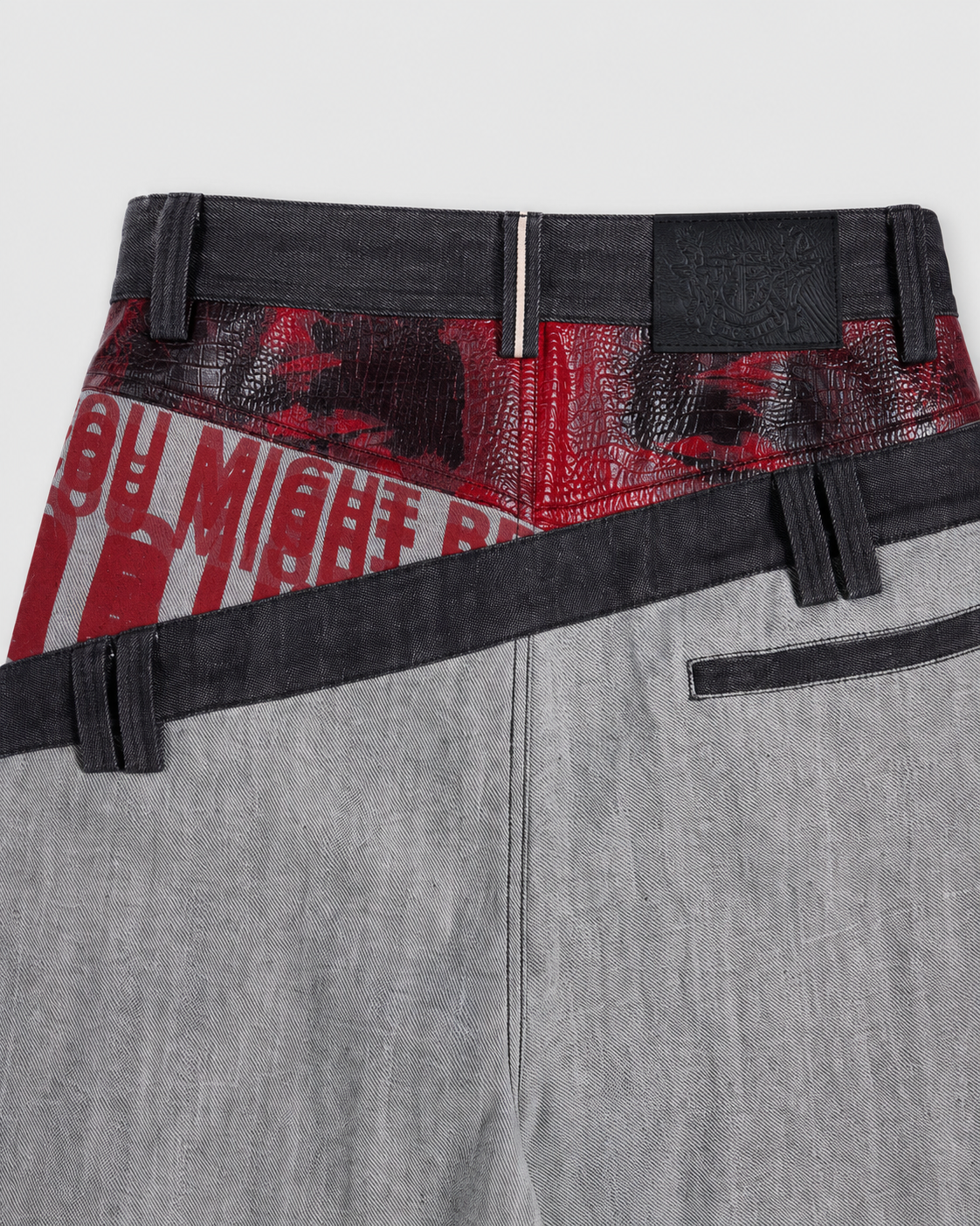 KIIKIO Y2K Asymmetric Jeans