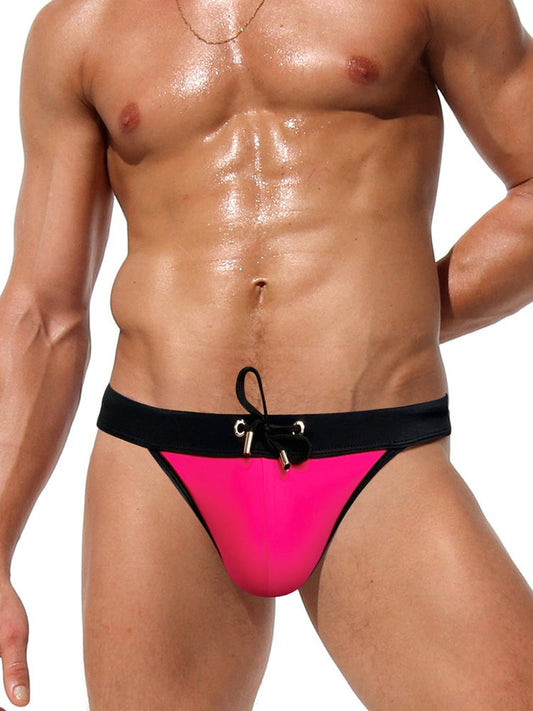 Men's Sexy High Fork Triangle Swim Bikini