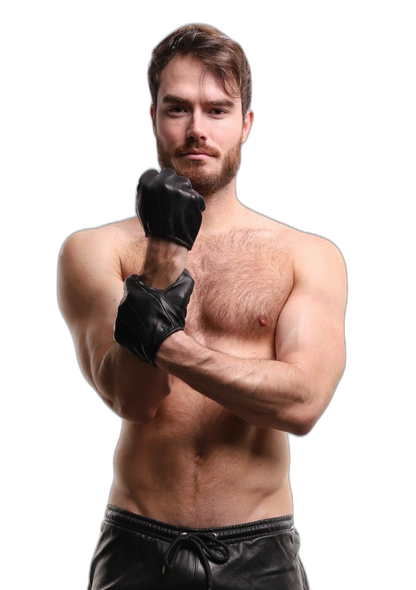 ruff GEAR Cop Leather Gloves Black
