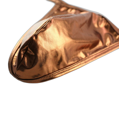 Shiny PU Leather Thong