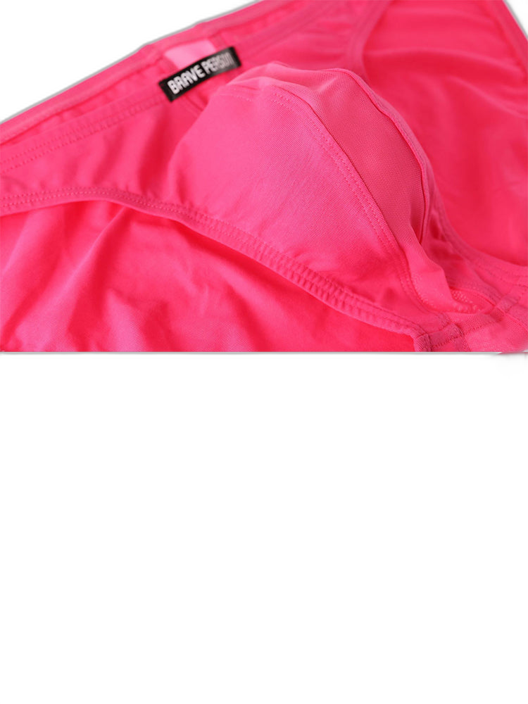 2 Pack Men's Solid Sexy Low-Rise Briefs
