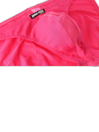 2 Pack Men's Solid Sexy Low-Rise Briefs