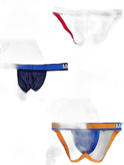 2 Pack Men's Sexy Hip-High Thongs