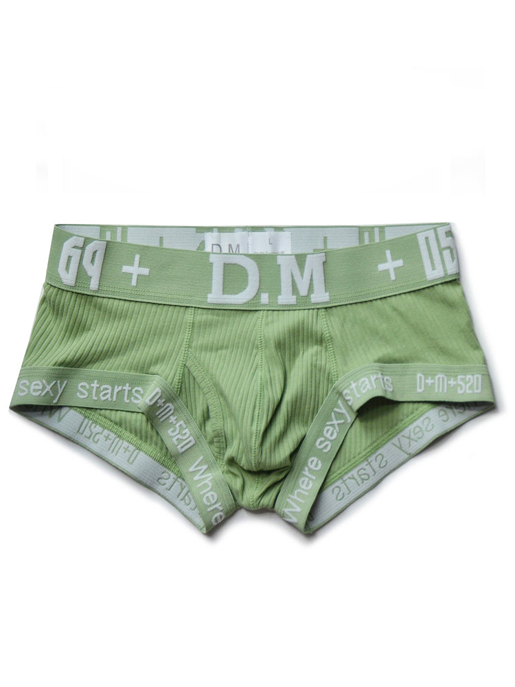D.M Low Waist Sexy Cotton Comfort Capsule Boxer Briefs