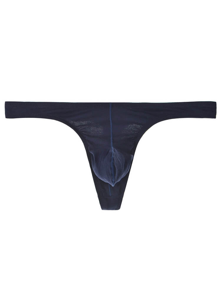 Men's Sexy Elephant Trunk Pouch Solid Color Thong