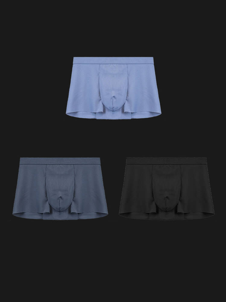 Men's Breathable Latex Butt Pad Lifting Boxer Briefs