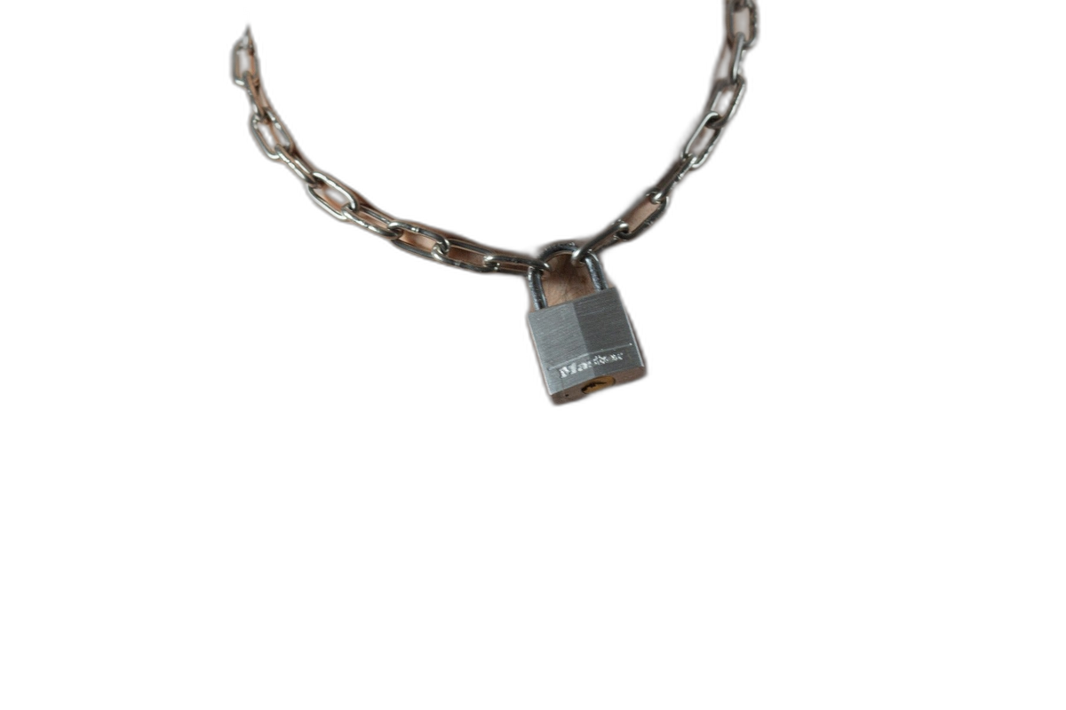 ruff GEAR Pitbull Chain 3mm with 30mm Master Lock