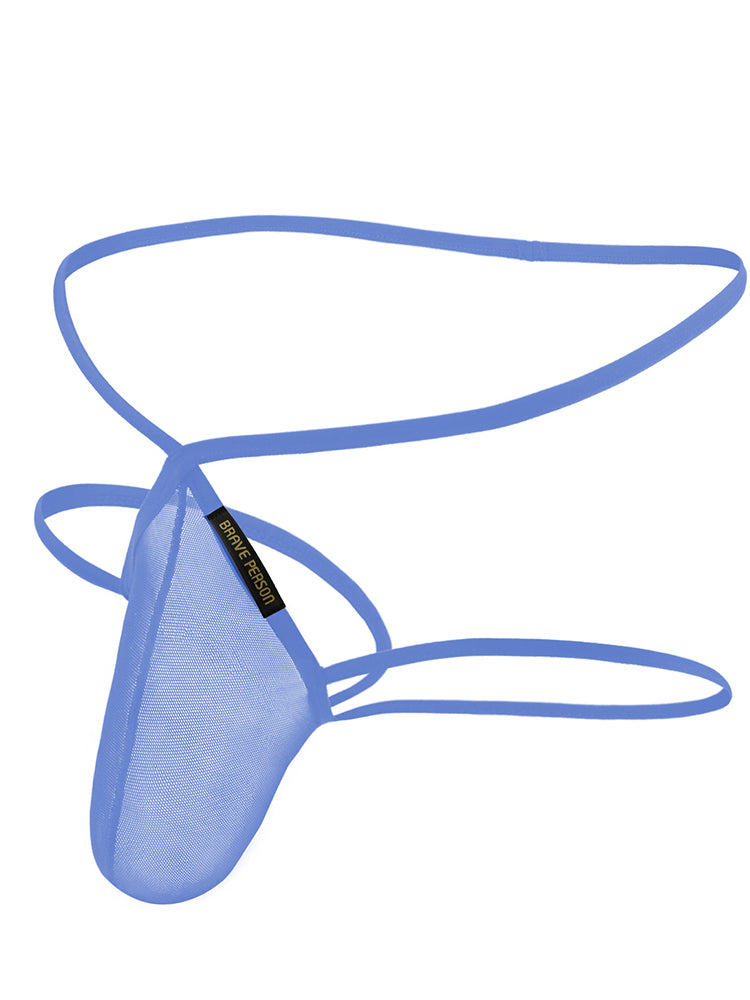 Transparent Brave Person Men's Thongs