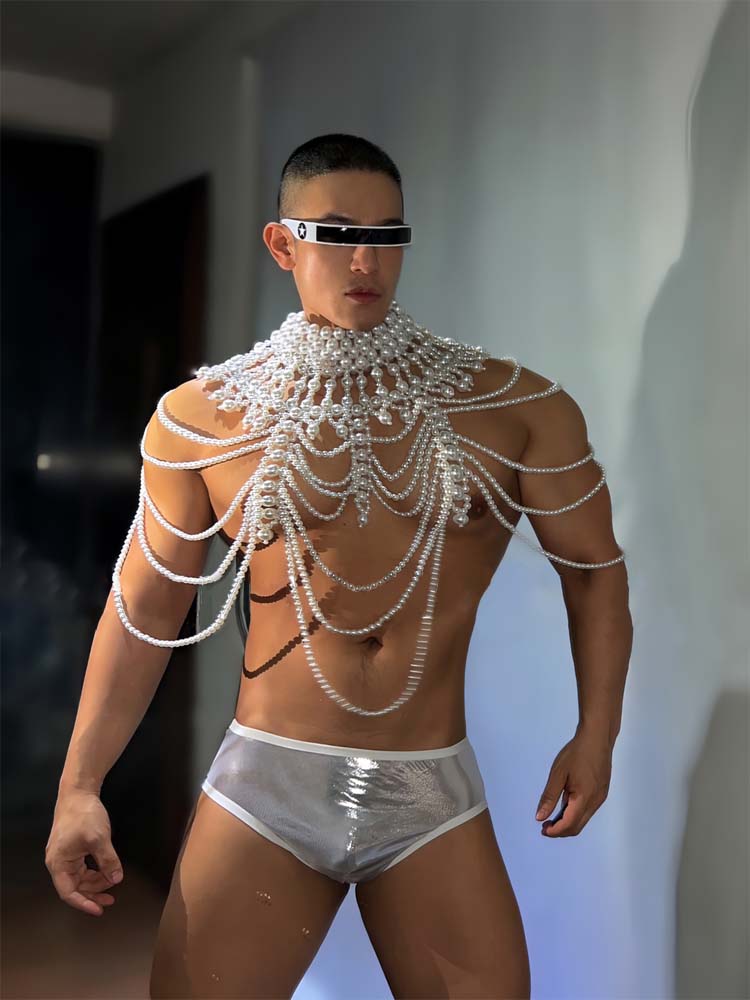 Palace Style Pearl Performance Costume Set