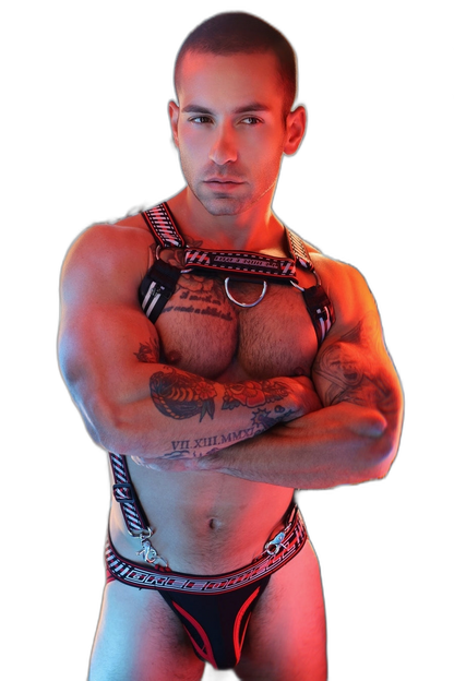 Breedwell Gymnetixxx Body Harness Red