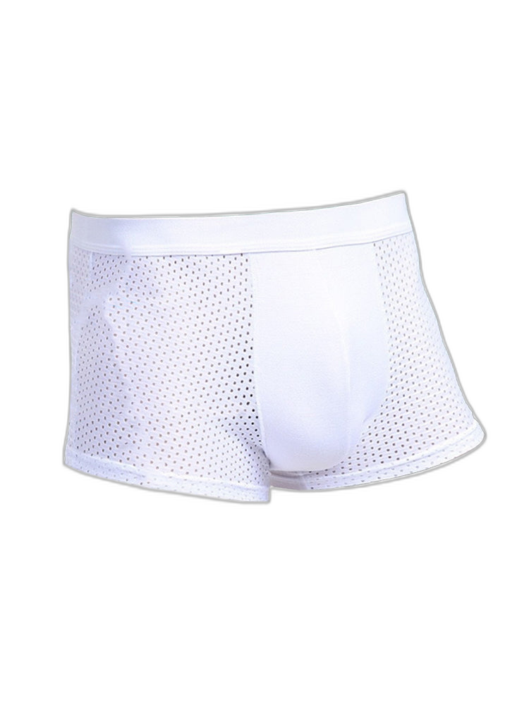 4 Pack Men’s Breathable Mesh Trunks with Antibacterial Fabric