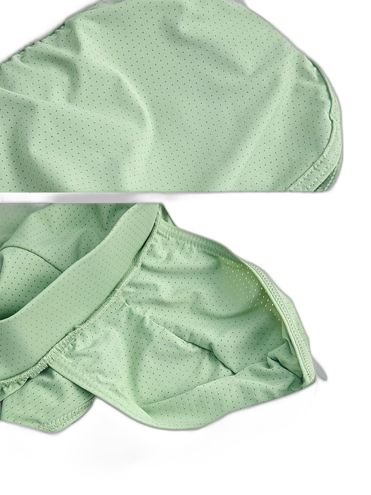 Men's Breathable Mesh Boxer Shorts With Separate Pouch