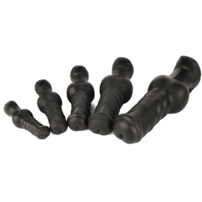ELITE Liquid Silicone Canine Milker Plug Black 5.1 Inch