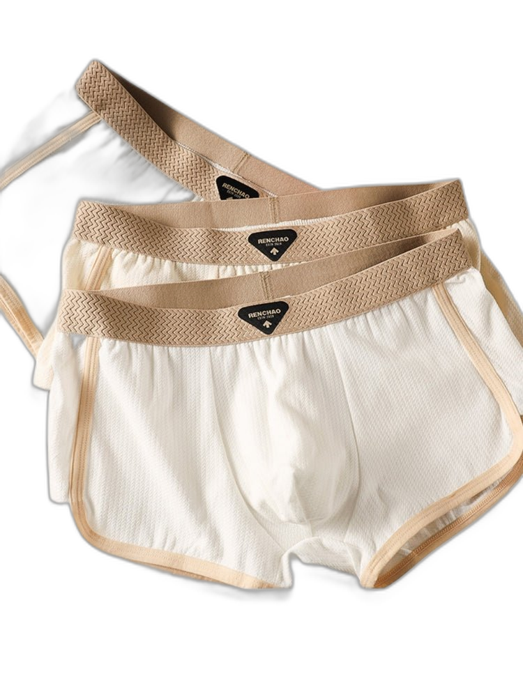 4 Pack Men's Ultra-Soft Premium Cotton Seamless Comfort Trunks