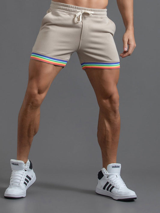 Men's Rainbow Cotton Shorts