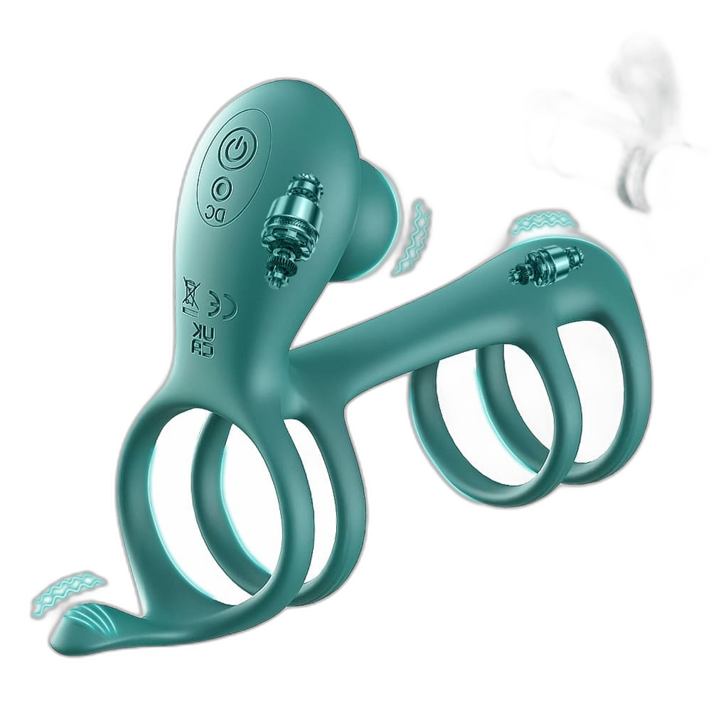 Morgana - Four-Ring Vibrating Cock Ring