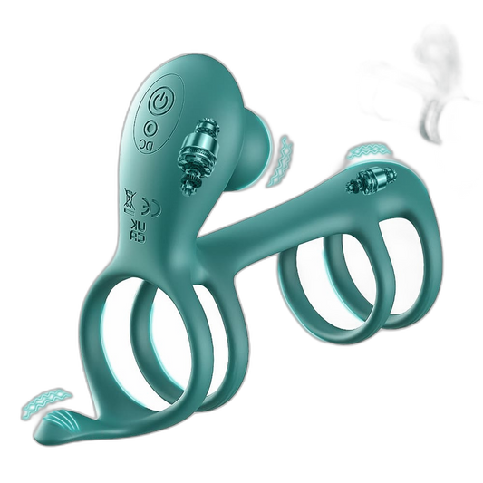 Morgana - Four-Ring Vibrating Cock Ring