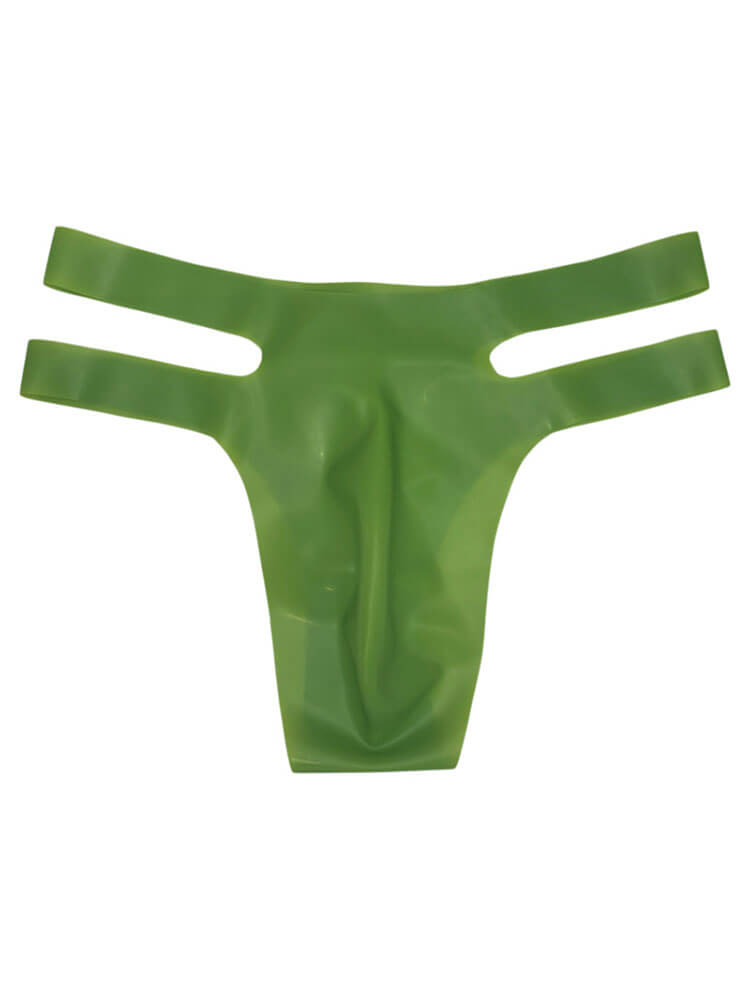 Men's Sexy High-Elastic Seamless Latex Thong