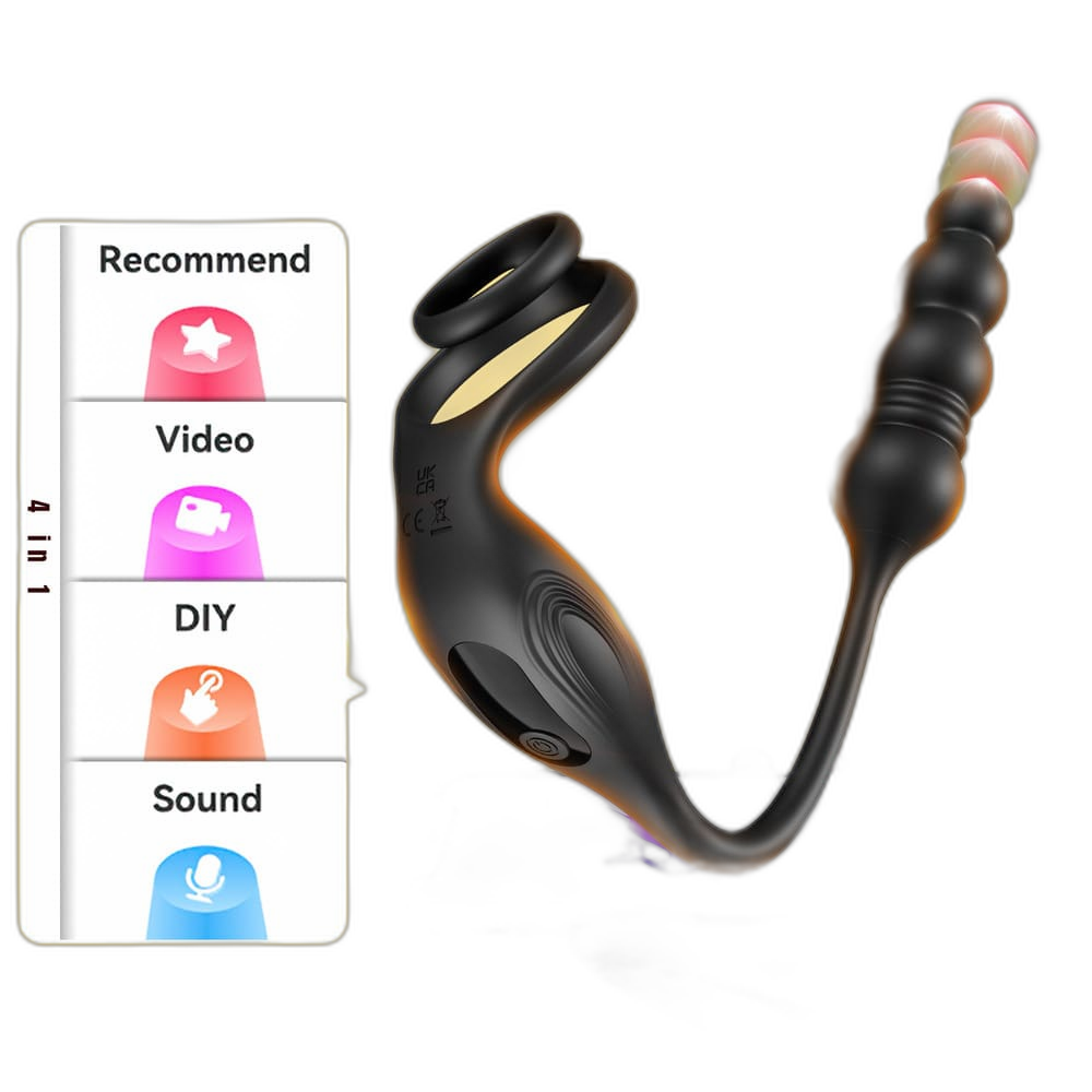 VibeTail - Thrusting Prostate Massager with Cock Ring