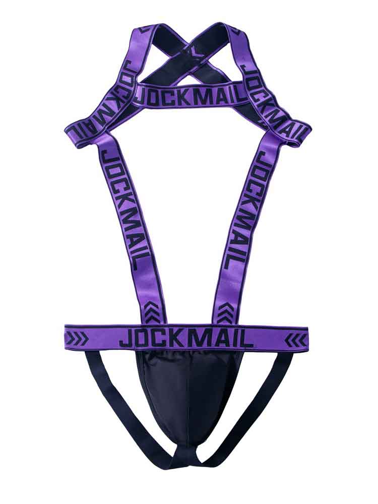 Jockmail Stretch Double Thong Harness Jockstrap