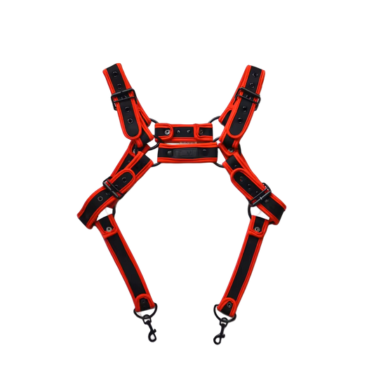 Dog & Master Body Harness Red