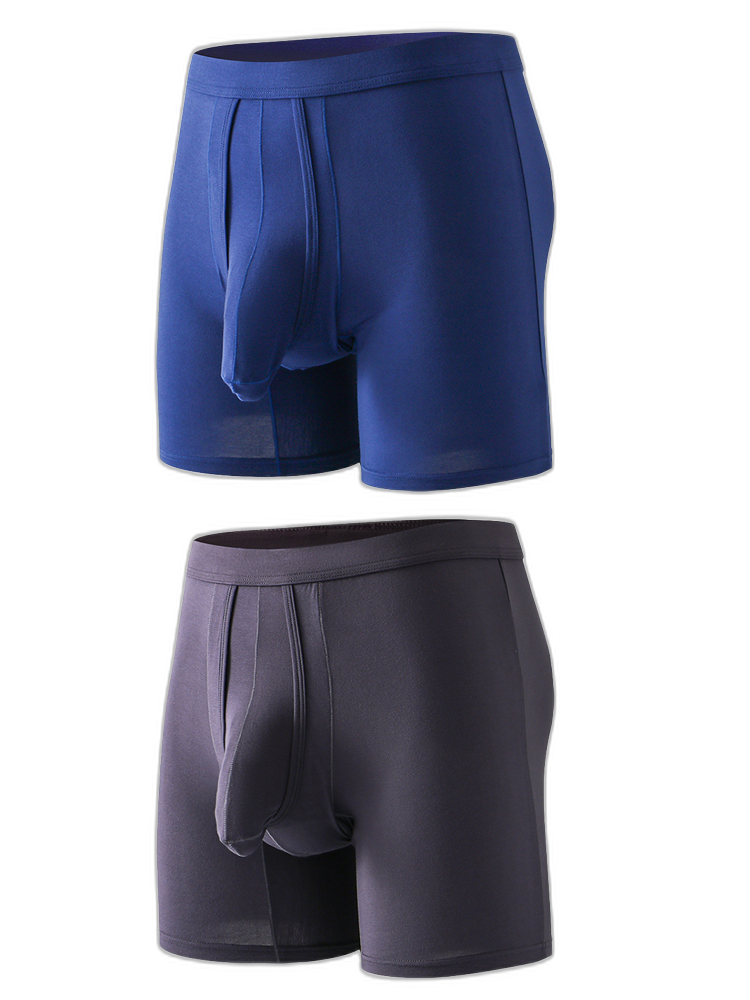 Sexy Separated Ball Pouch Boxer Briefs For Men