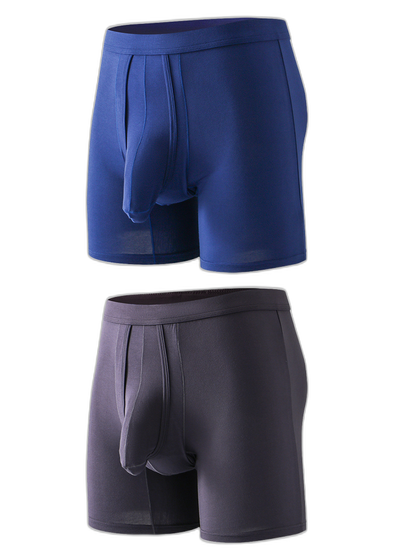 Sexy Separated Ball Pouch Boxer Briefs For Men