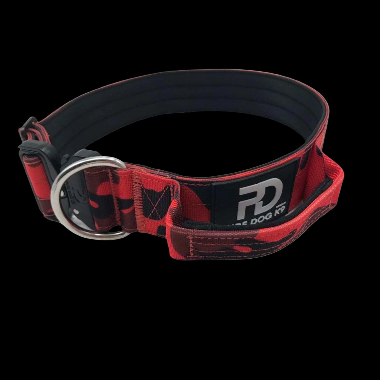 Pure Dog k9 Tactical Collar Red Camo