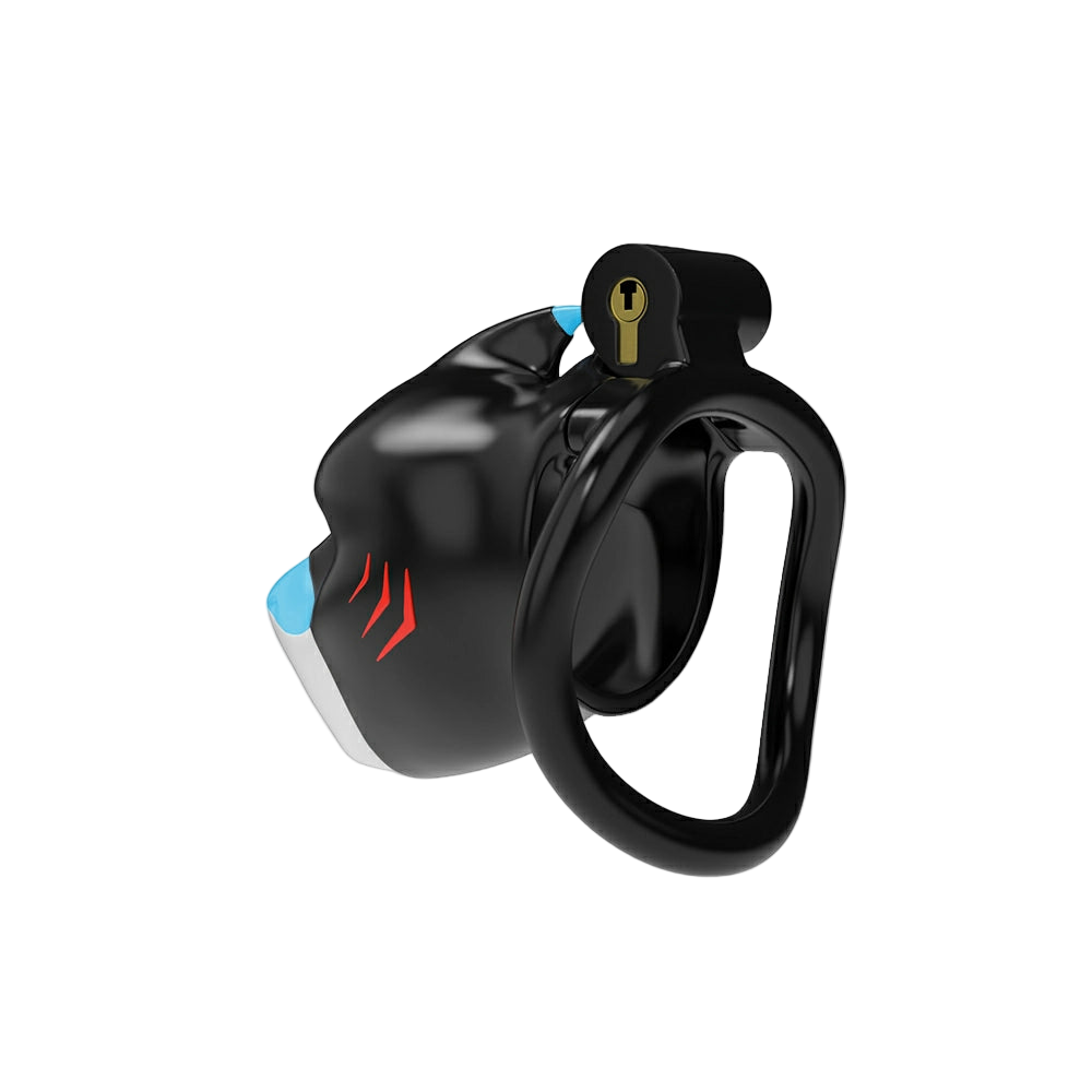Furrjoi Shark Chastity Cage Red