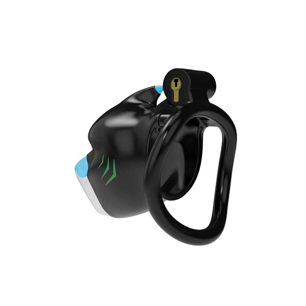 Furrjoi Shark Chastity Cage Green