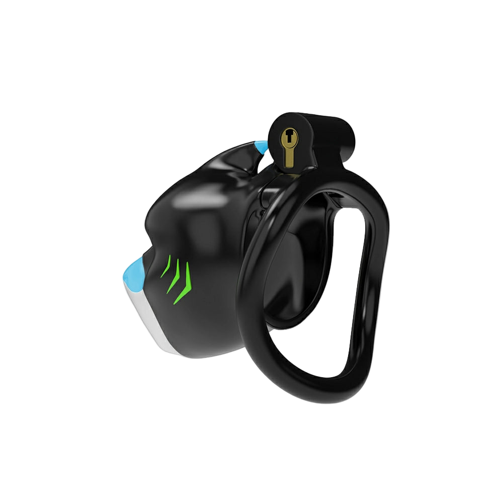 Furrjoi Shark Chastity Cage Lime Green