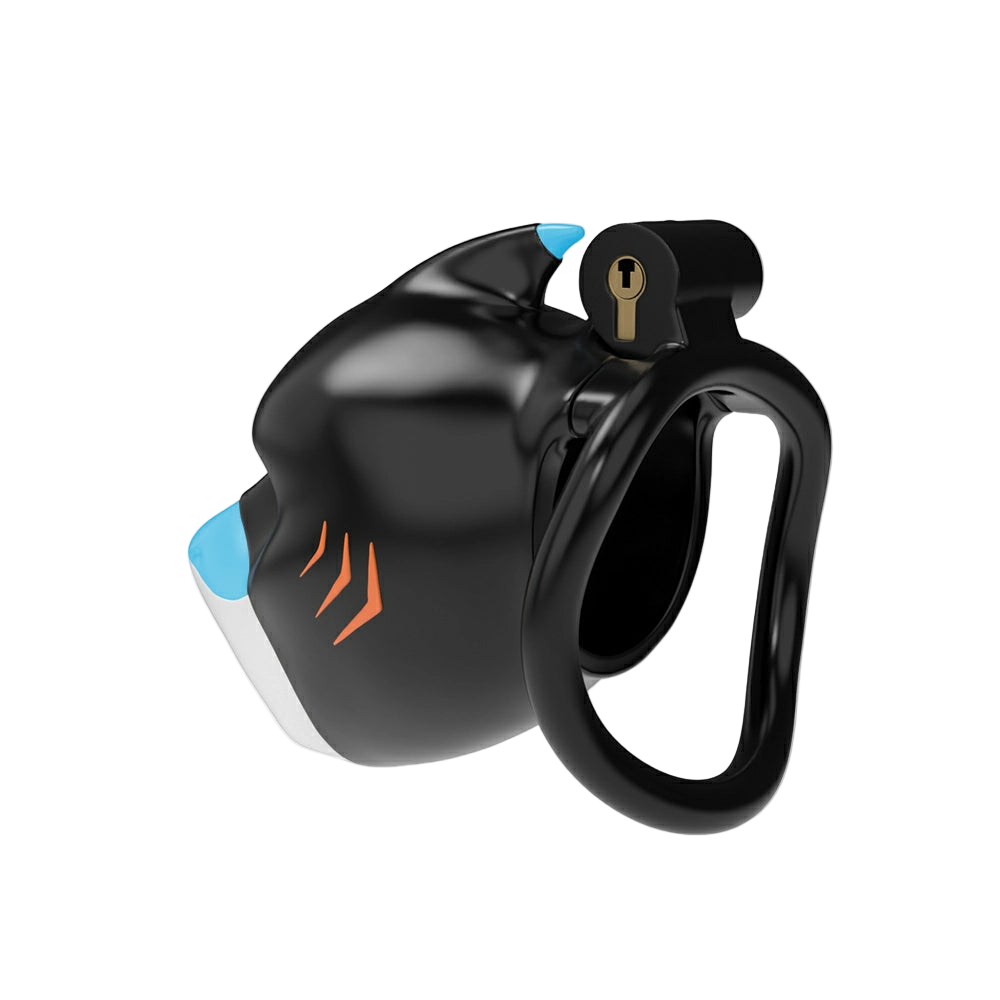 Furrjoi Shark Chastity Cage Orange