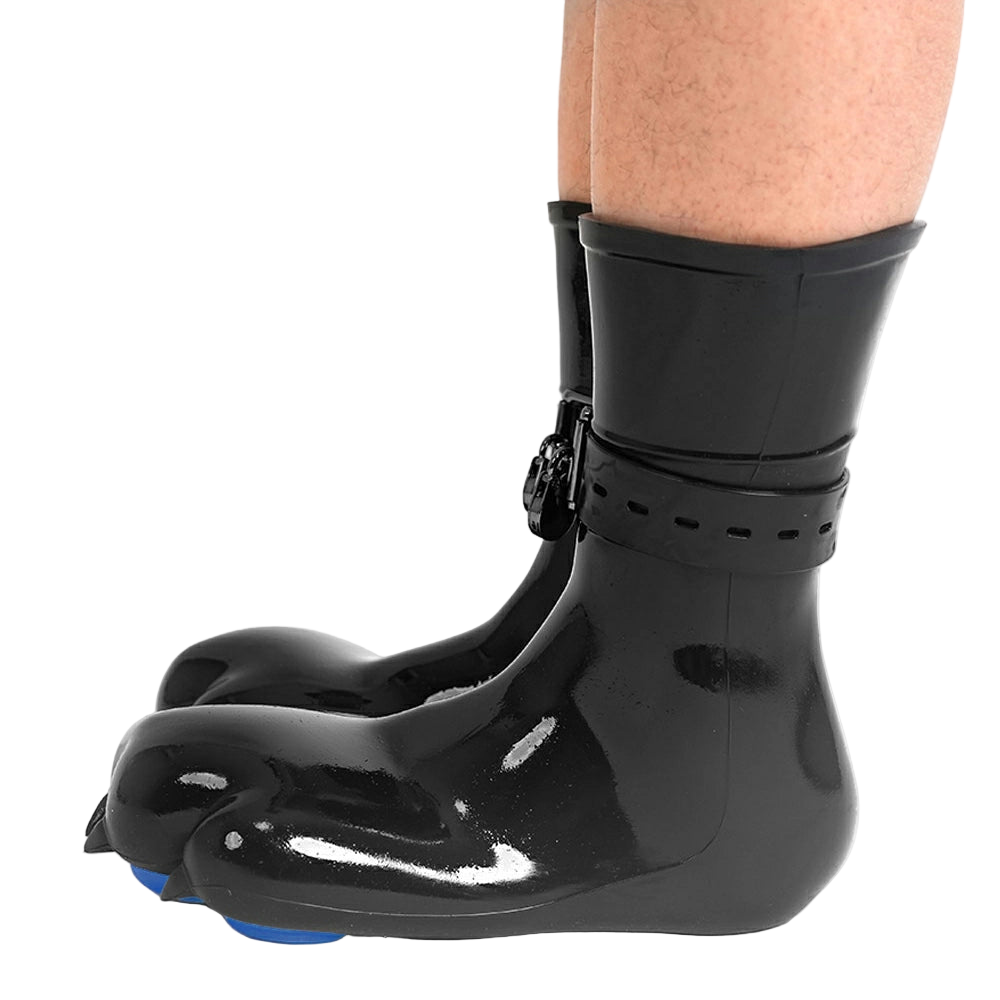 Furrjoi Silicone Canine Paw feet with Bindings Blue