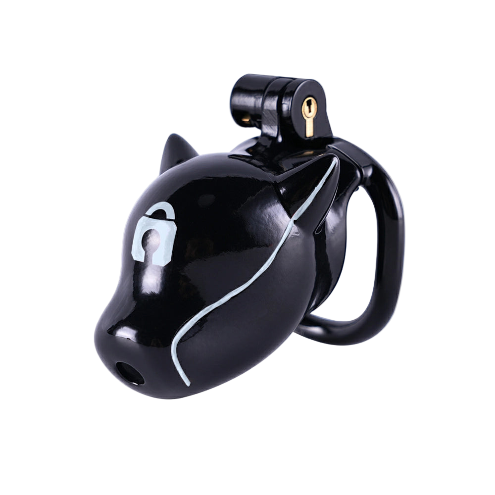 Furjoi Drone Hood Chastity Cage White