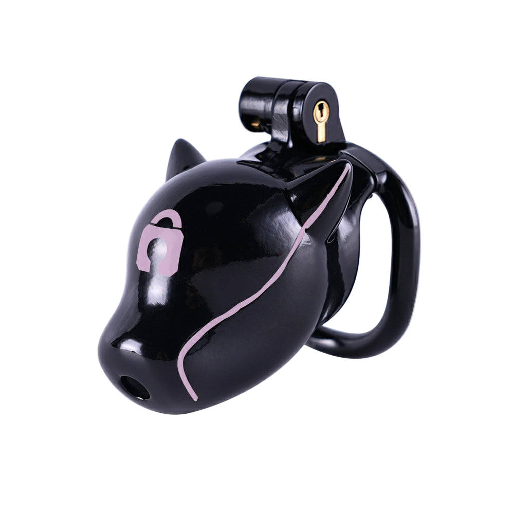 Furjoi Drone Hood Chastity Cage Pink