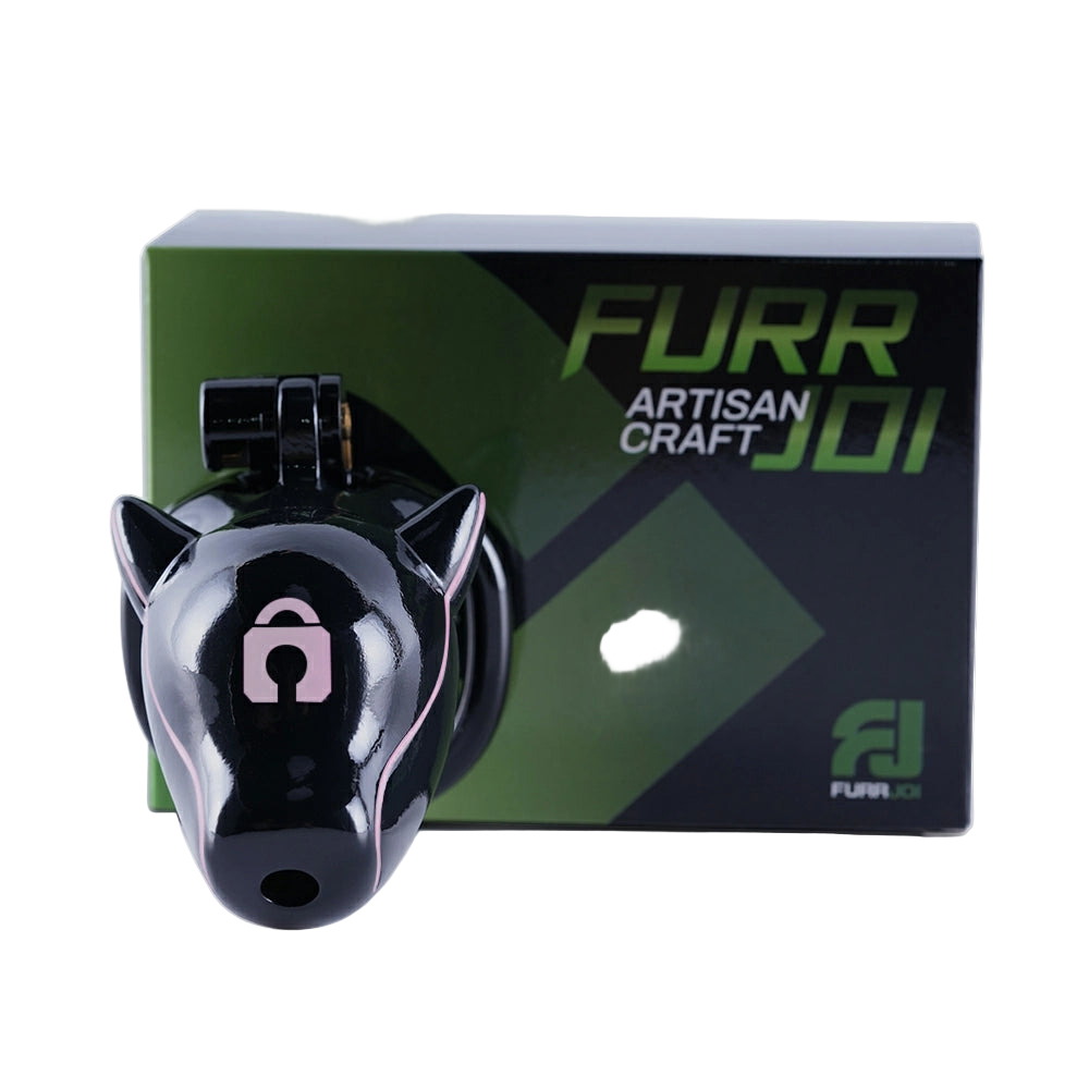 Furjoi Drone Hood Chastity Cage Pink