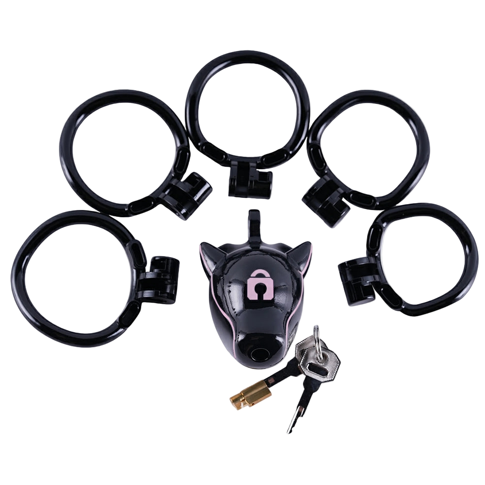 Furjoi Drone Hood Chastity Cage Pink